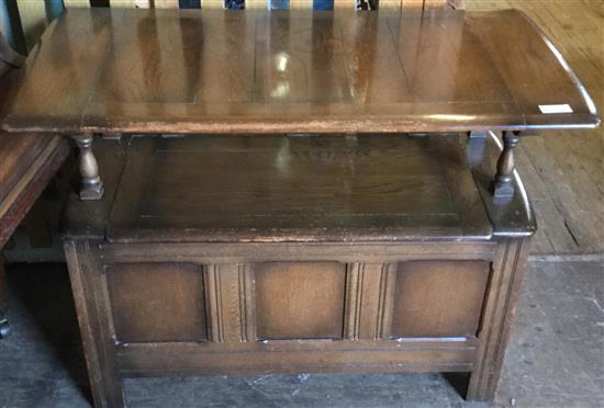 Oak monks bench